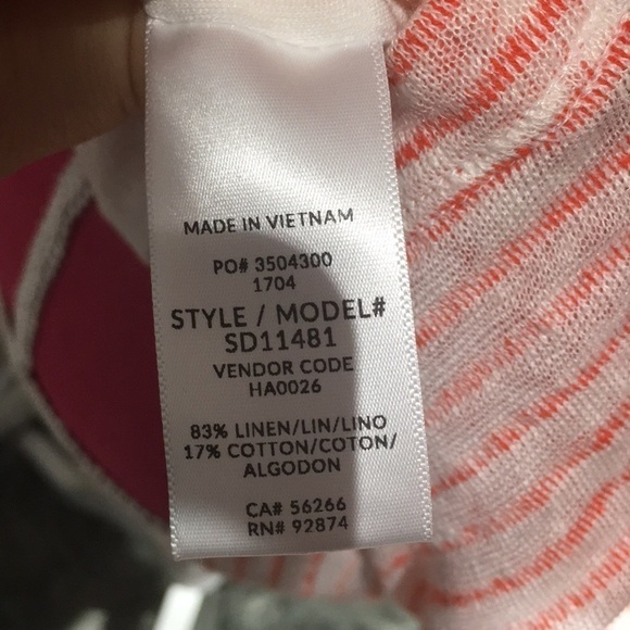 Splendid Linen Mini Stripe Halter Dress - Picture 7 of 8